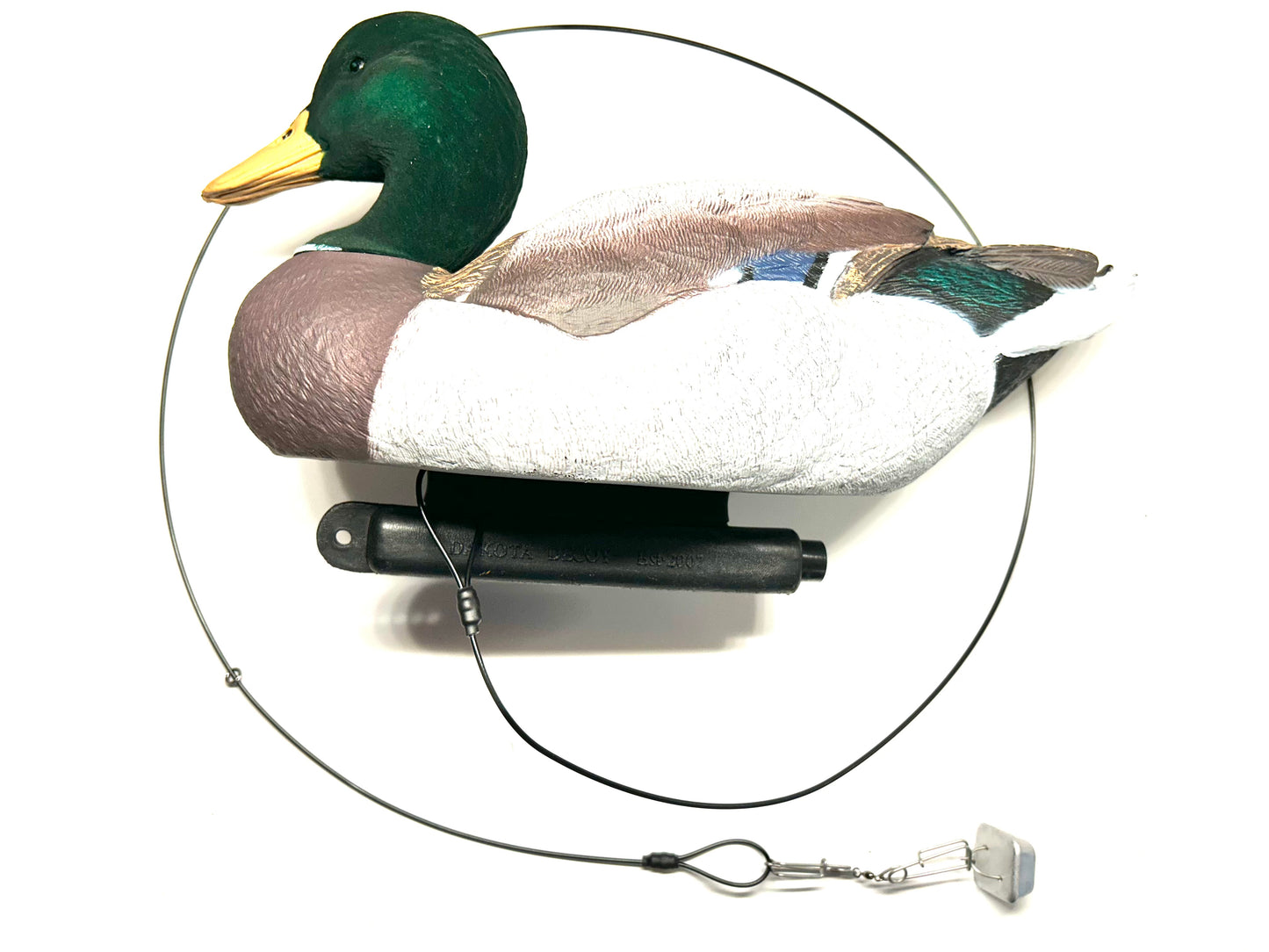 12- 72" Coated Cable, Non Tangling, Fully Depth Adjustable Decoy Rigs with Weights
