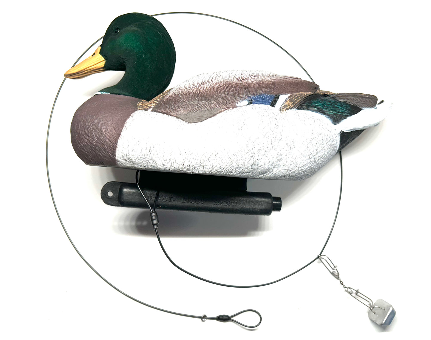 12- 72" Coated Cable, Non Tangling, Fully Depth Adjustable Decoy Rigs with Weights